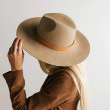 Load image into Gallery viewer, Emma Wide Brim Fedora Acorn Home + Apparel