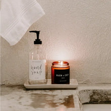 Load image into Gallery viewer, Cream Stoneware Tray Acorn Home + Apparel