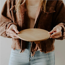 Load image into Gallery viewer, Wood Pedestal Acorn Home + Apparel