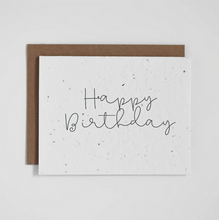 Load image into Gallery viewer, Plantable Greeting Card - Happy Birthday