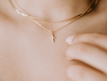 Load image into Gallery viewer, Dainty Cross Necklace