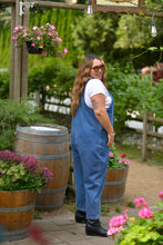 Load image into Gallery viewer, Leah Denim Overalls Acorn Home + Apparel