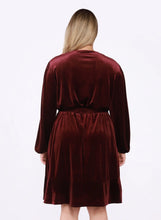 Load image into Gallery viewer, Velvetine Wrap Dress Acorn Home + Apparel