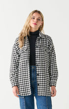 Load image into Gallery viewer, Houndstooth Shacket Acorn Home + Apparel