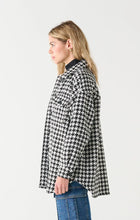 Load image into Gallery viewer, Houndstooth Shacket Acorn Home + Apparel