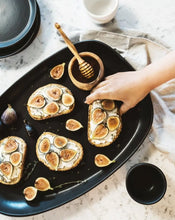 Load image into Gallery viewer, Stoneware Serving Platter Acorn Home + Apparel
