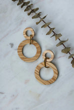 Load image into Gallery viewer, Double Hollow Circle Studs Acorn Home + Apparel
