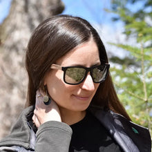 Load image into Gallery viewer, GoWood Square Sunglasses Acorn Home + Apparel