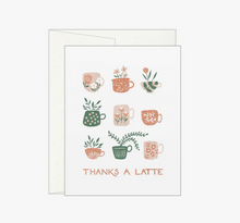 Load image into Gallery viewer, Greeting Card - Thanks a Latte