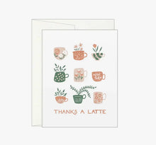 Load image into Gallery viewer, Greeting Card - Thanks a Latte Acorn Home + Apparel