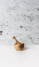 Load image into Gallery viewer, Olivewood Mortar & Pestel Acorn Home + Apparel