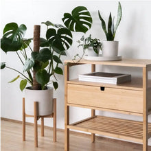 Load image into Gallery viewer, 9" Stone Look Planter Acorn Home + Apparel