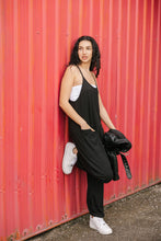 Load image into Gallery viewer, Smash &amp; Tess abigael romper relaxed fit black. Made in Canada 
