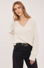 Load image into Gallery viewer, Filomena V-neck Sweater Acorn Home + Apparel

