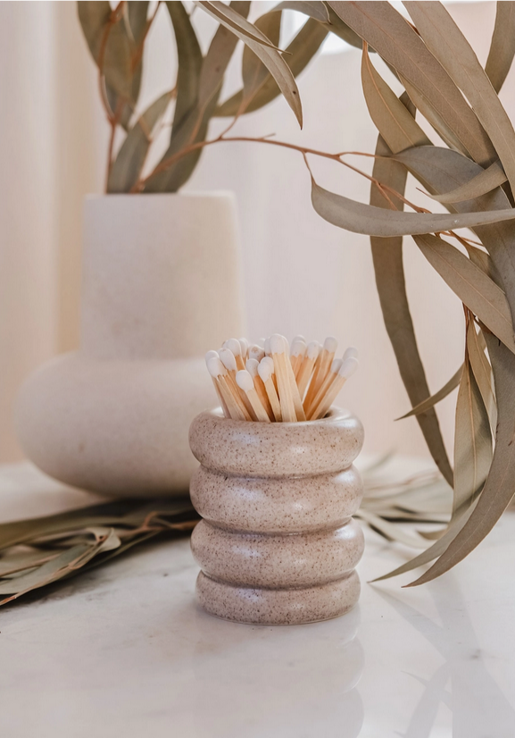 Ceramic Match Pot