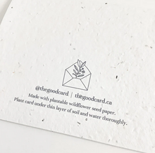 Load image into Gallery viewer, Plantable Greeting Card - To the Newlyweds
