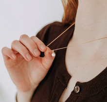 Load image into Gallery viewer, Bezel Opal Necklace Acorn Home + Apparel
