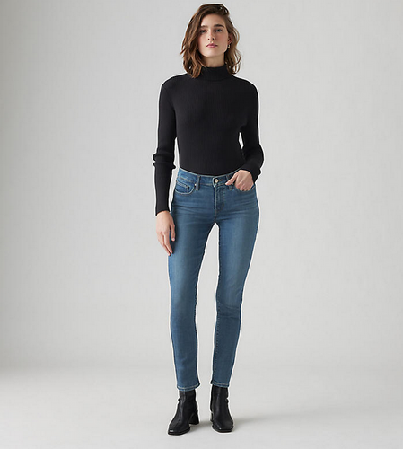 Levi's 311 Shaping Skinny jean stretch Lapis Gallop plus size.