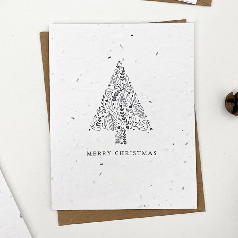 Plantable Greeting Card - Holiday Tree