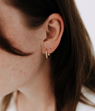 Load image into Gallery viewer, Maeve Rectangle Hoops Acorn Home + Apparel
