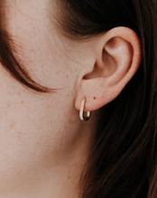Load image into Gallery viewer, Maeve Rectangle Hoops Acorn Home + Apparel
