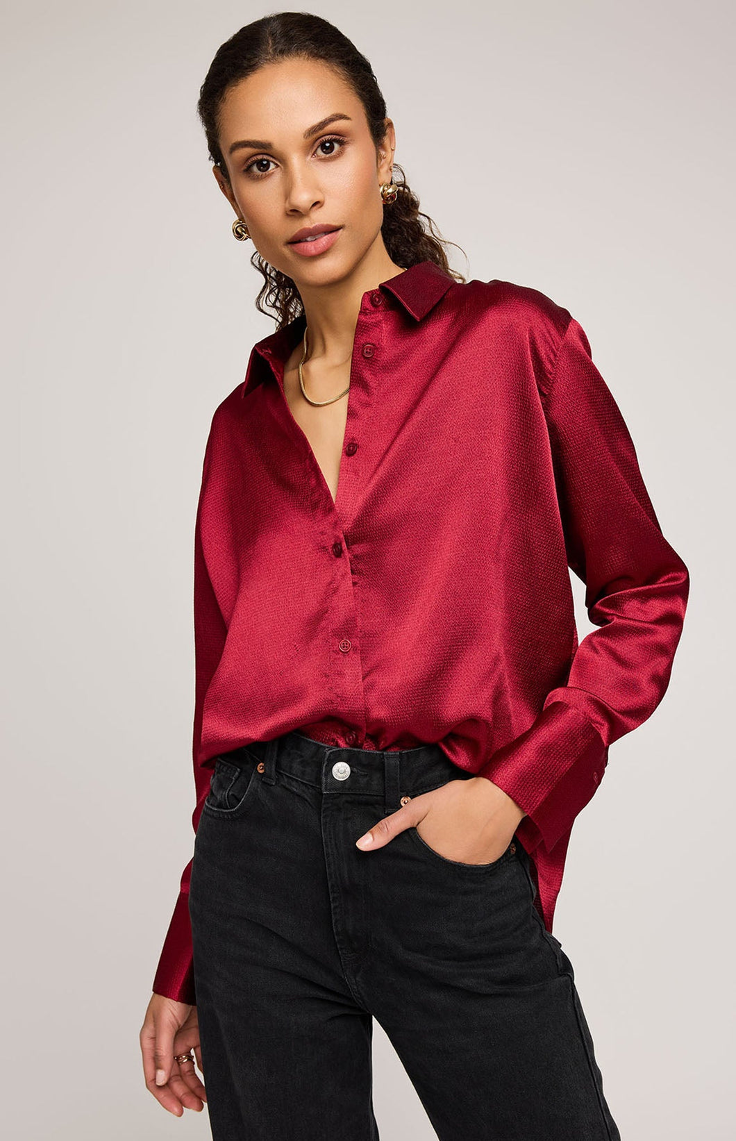 Simone Button Down