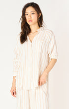 Load image into Gallery viewer, Jayda Stripe Linen Button Down
