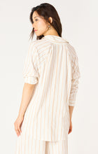Load image into Gallery viewer, Jayda Stripe Linen Button Down
