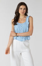 Load image into Gallery viewer, Seaside Ruffle Tank Acorn Home + Apparel
