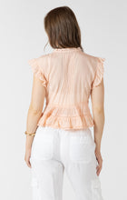 Load image into Gallery viewer, Peachy Pink Ruffle Tank Acorn Home + Apparel
