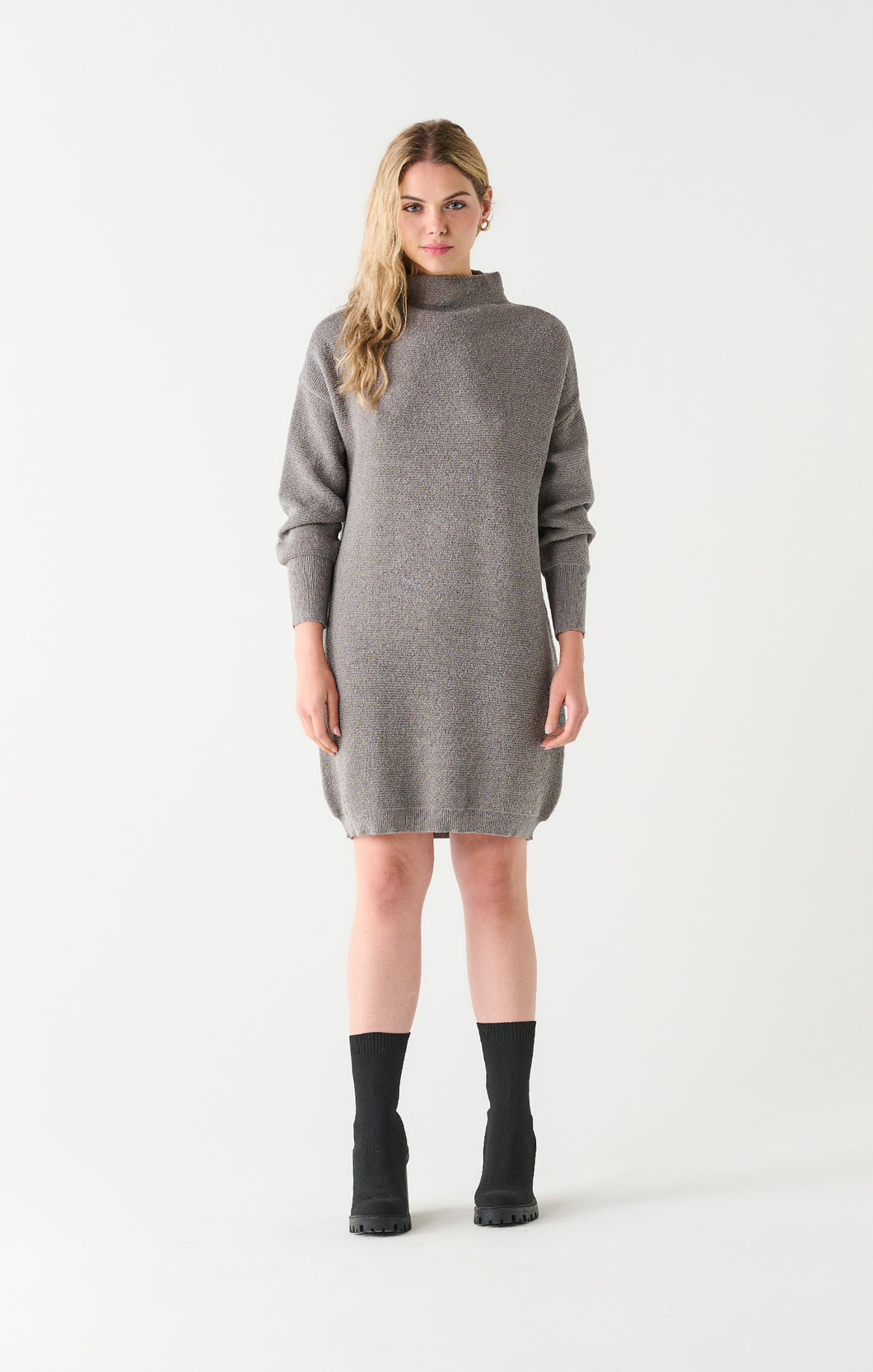 Ottoman Grey Sweater Dress