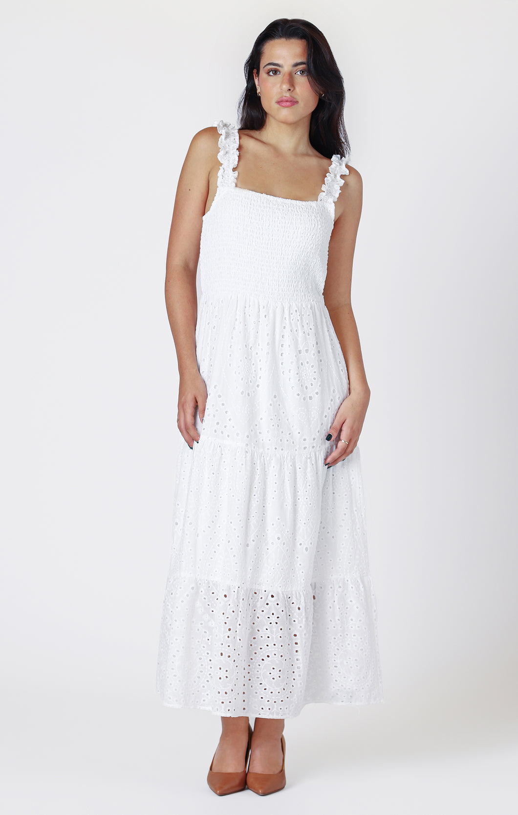 Nina Emroidered Maxi Dress