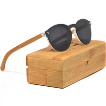 Load image into Gallery viewer, GoWood Round Rimless Sunglasses
