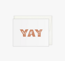 Load image into Gallery viewer, Greeting Card - Yay
