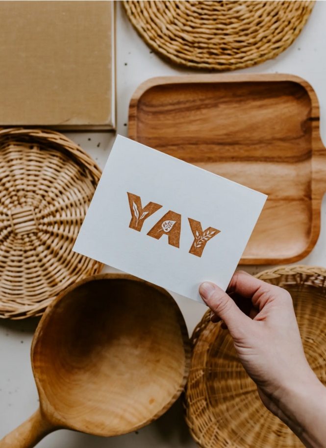 Greeting Card - Yay