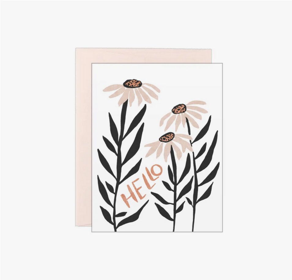 Greeting Card - Hello