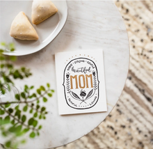 Load image into Gallery viewer, Greeting Card - Mom Brave Strong Gentle
