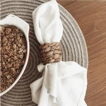 Load image into Gallery viewer, Seagrass Napkin Rings Acorn Home + Apparel
