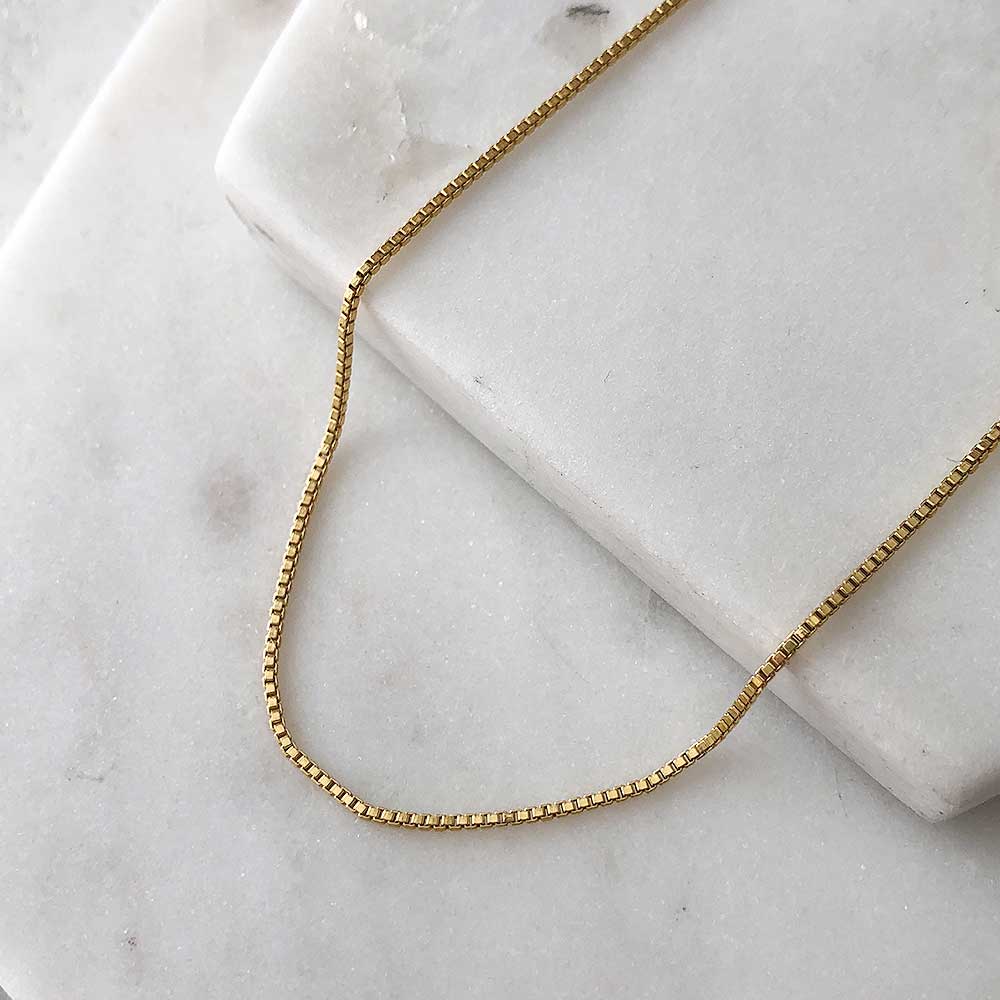 Baby Box Chain Necklace