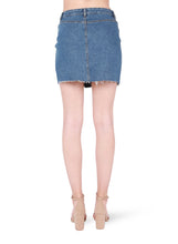 Load image into Gallery viewer, High Waisted Denim Skirt
